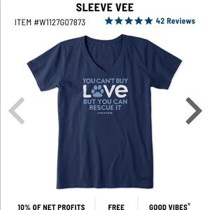 Life is good dog rescue shirt